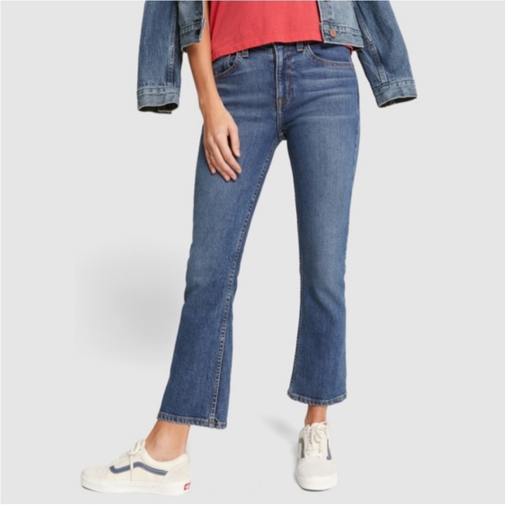 RE/DONE ORIGINALS MID RISE KICK FLARE JEANS Size 31